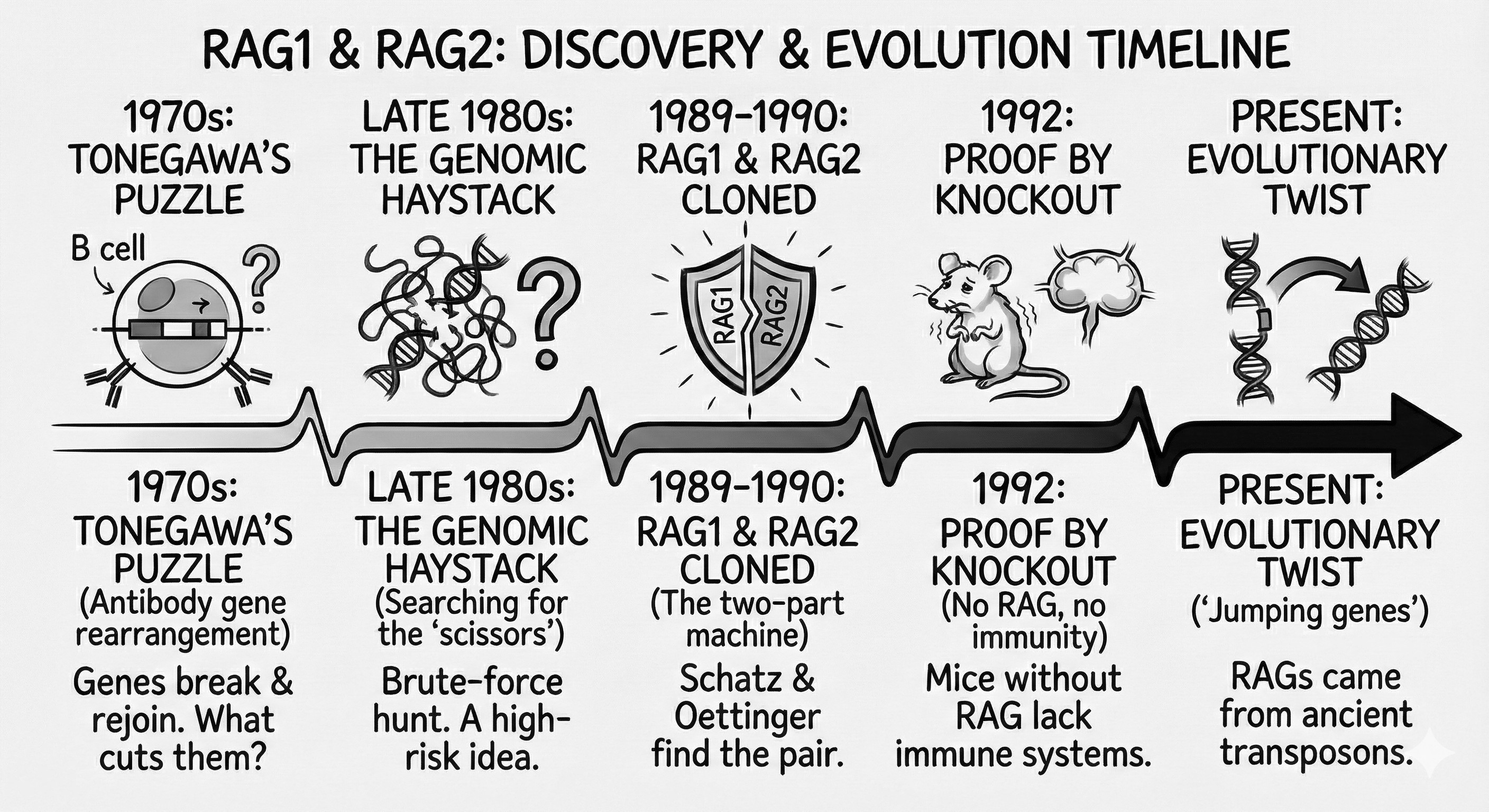 RAG story timeline